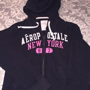Black Aeropostale hoodie.